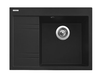 Granitový drez Sinks RIM 650 P Metalblack