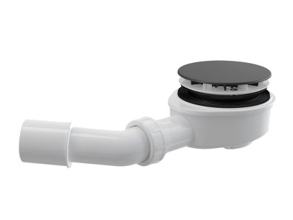 Odtoková súprava vaničková d90mm, matná čierna