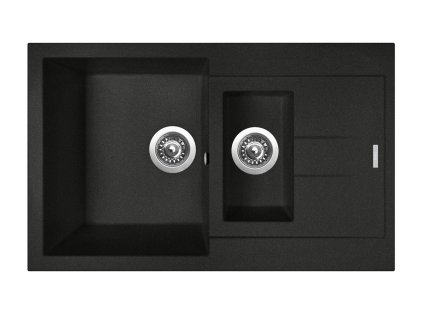 Granitový drez Sinks AMANDA 780.1 Metalblack