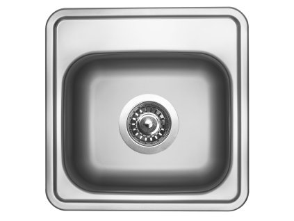 Nerezový drez Sinks BAR 380 V, matný povrch hrúbka 0,6mm