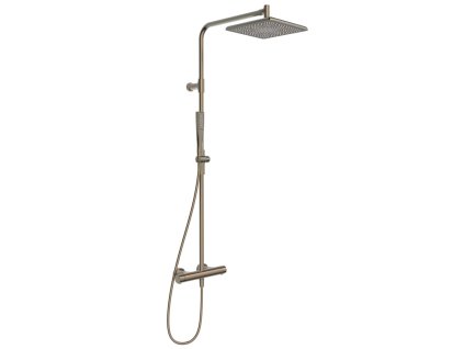 Sprchový systém HANSAAURELIA s termostatom, hlavica 250x250mm, bronz
