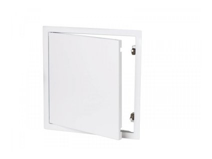 Revízne dvierka so zacvakávacím zámkom, systém B2 400×400mm – RAL 9016