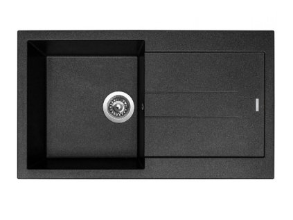 Granitový drez Sinks AMANDA 860 Metalblack