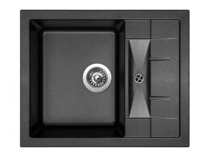 Granitový drez Sinks CRYSTAL 615 Metalblack