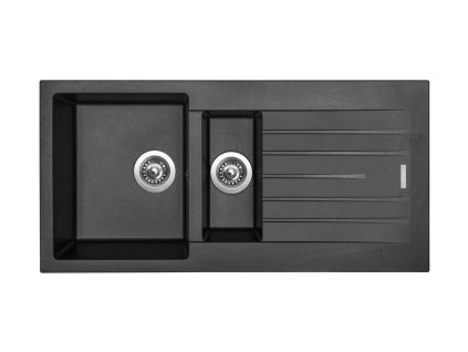 Granitový drez Sinks PERFECTO 1000.1 Metalblack
