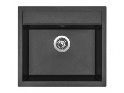 Granitový drez Sinks SOLO 560 Metalblack