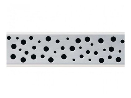 Rošt pre sprchový žľab Alcadrain BUBLE - lesklý nerez - dĺžka 1150mm