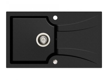 Granitový drez Sinks COMETA Black Onyx