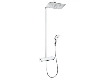 Sprchový systém RAINDANCE E, termostat s poličkou, hlavica 360x190mm