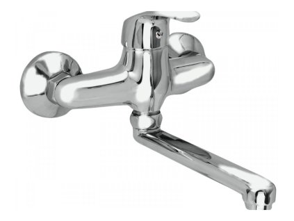 Drezová batéria ZORA s rovným ramienkom 20cm, rozstup 150mm, chróm