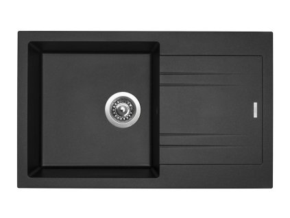 Granitový drez Sinks LINEA 780 N Metalblack
