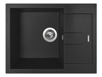 Granitový drez Sinks AMANDA 650 Metalblack