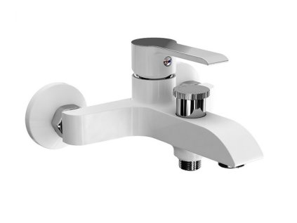 Vaňová batéria VENTURA s prepínačom, rozstup 150mm, biela-chróm