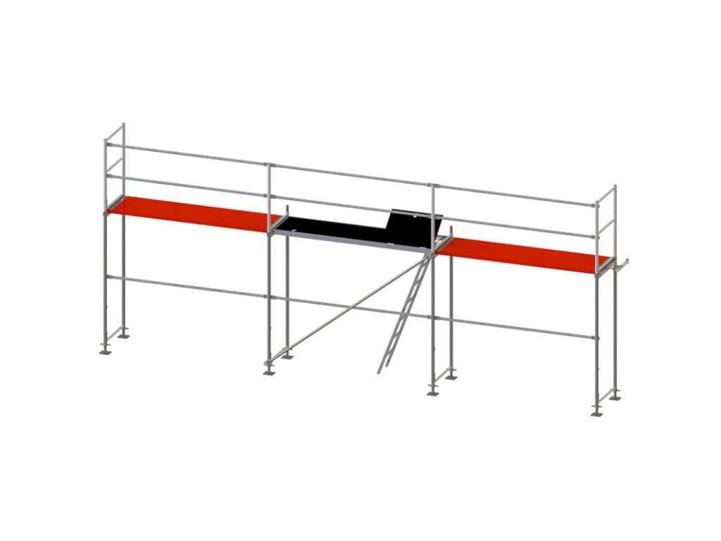 p70 facade scaffolding plettac type 33m2