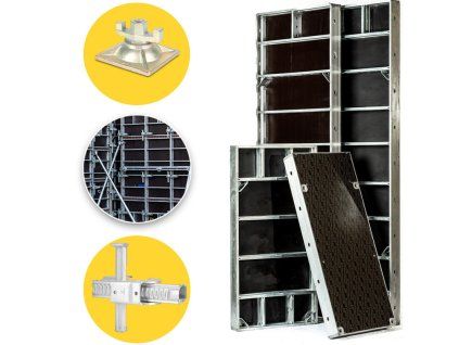 wall formwork elevator shaft 60kn plates rasto type formwork set