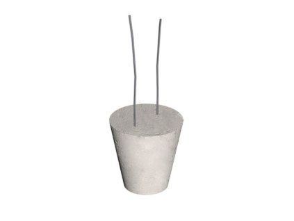 concrete pad flat contact 50mm with wire 200pcs