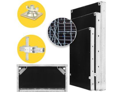 60kn wall formwork complete set for 20m wall compatible with rasto