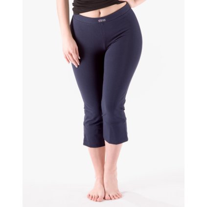 GINA dámské legíny 7/8 délka, 7/8 kalhoty, šité, klasické, jednobarevné 95004P