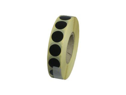 zalepky na terc cerne 16mm