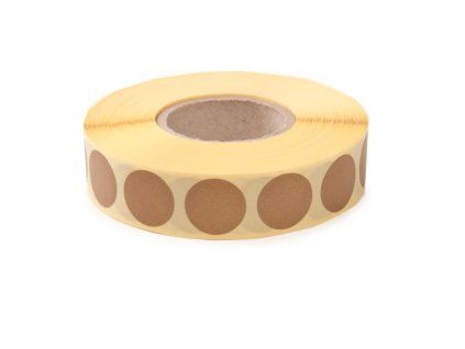 zalepky na terc hnede