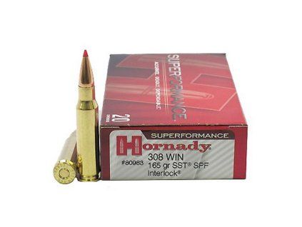 hornady superformance 308 win 165gr sst