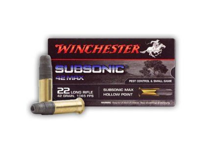 22 lr winchester subsonic max