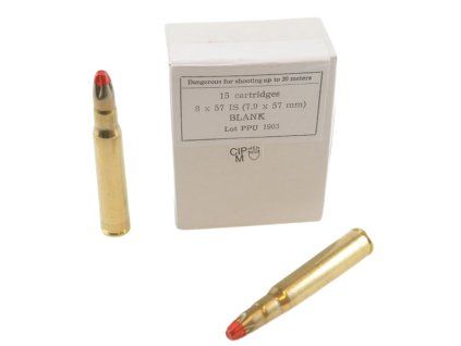 slepy naboj 8 x 57 blank ppu
