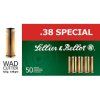 38 special sb wad cutter 96g