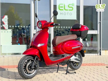 Elektro skútr E-Surus, motor 4500 W, li-on baterie 72V/52Ah, červený 139 29