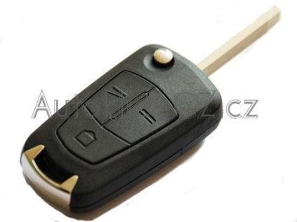 Vystřelovací klíč Opel 3 tlačítka