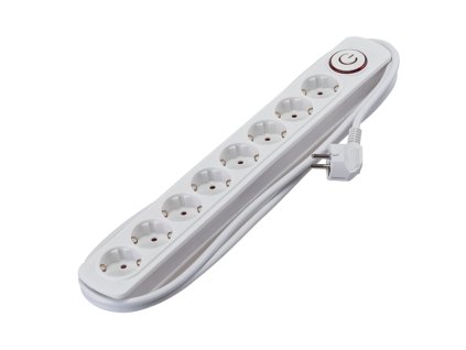 MULTIPLUG OSMIOTVOROVÝ 2m H05VV-F 3G1.5mm2+KLÍČ