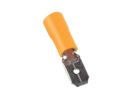 IZOLOVANÉ KABELOVÉ KONCOVKY MDD MUŽSKÉ 5.5-250/ŽLUTÉ (100 ks v balení)