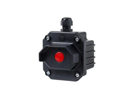 KRABIČKA S- 1 TLAČÍTKO STOP S 1 TLAČÍTKEM A 1 VSTUPEM, IP65
