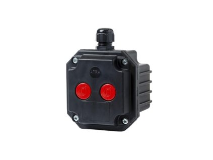 KRABIČKA SS- 2 TLAČÍTKO STOP S 2 VSTUPY, IP65