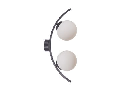ZUMA LINE NÁSTĚNNÉ SVÍTIDLO HELIX 5015 2XE14 ČERNÁ/BÍLÁ
