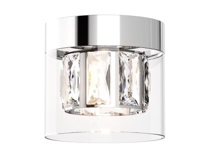 ZUMA LINE STROPNÍ SVÍTIDLO GEM C0389-01A-F4AC 1XG9 STŘÍBRO