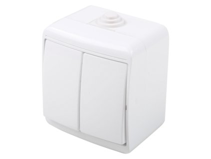 SPÍNAČ DVOUTLAČÍTKOVÝ JEDNOSMĚRNÝ ODOLNÝ VODĚ