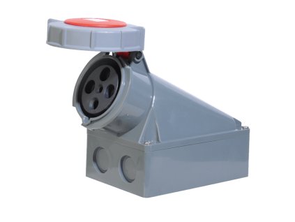 Pevná průmyslová zásuvka HTN-1441 125A IP67 3P+E 400V