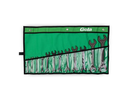 Sada klíčů otev. oboustr. GOLA 7-32mm, 12ks