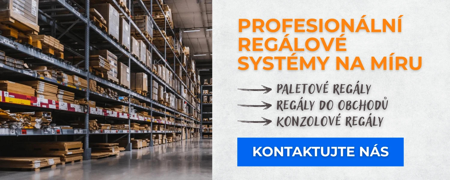 Profesionální regálové systémy na míru - banner