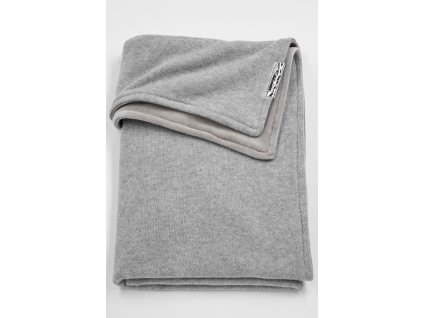 2208 resize of 2734004 2754004 meyco deken met velours knit basic grijs melange g 30574073787 o