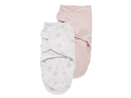 4050 310050 340050 swaddlemeyco inbakerdoek 2 pack dots uni lichtroze 1 800x800