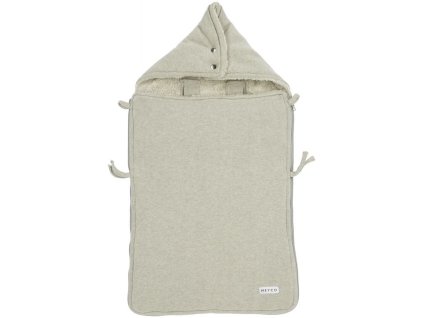 3984 2743020 meyco voetenzak knit basic sand melange d 800x800