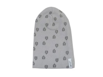 LODGER Beanie Print Rib Sharkskin (Velikost: 6 - 12 měsíců)