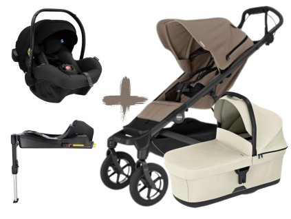 Akční MAXI set Thule Urban 4-WHEEL UNI s autosedačkou COSMO Airflow