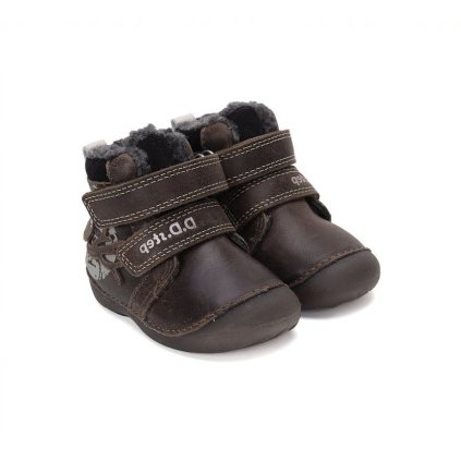 Zimné detské čižmy DD Step - Hnedá (Veľkosť 24)