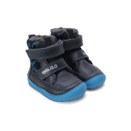 Chlapčenské zimné čižmy D.D.STEP - Modrá (Veľkosť 22)