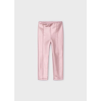 Dievčenské kožené nohavice - Ružová (Veľkosť 116)