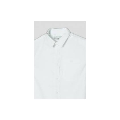 Chlapčenská košeľa dlhý rukáv - Biela (Veľkosť 122)