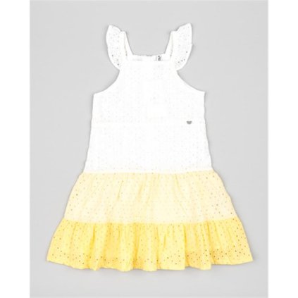 Dievčenské letné šaty - Biela (Veľkosť 98)